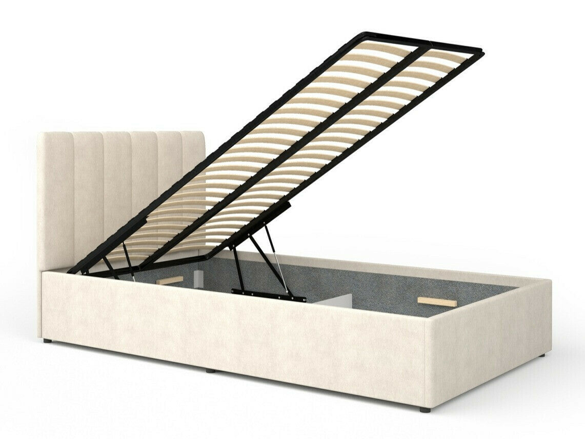 Hálószoba garnitúra Mossa, Szín: Matt fekete + Beige