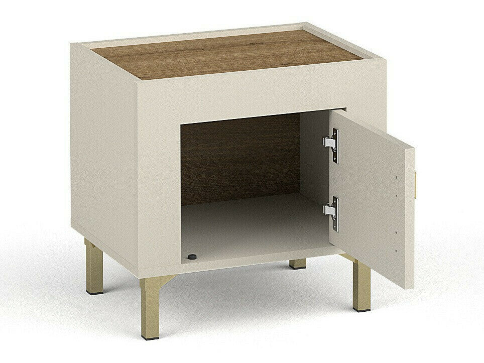 Hálószoba garnitúra Mossa, Szín: Kasmír + Szürke