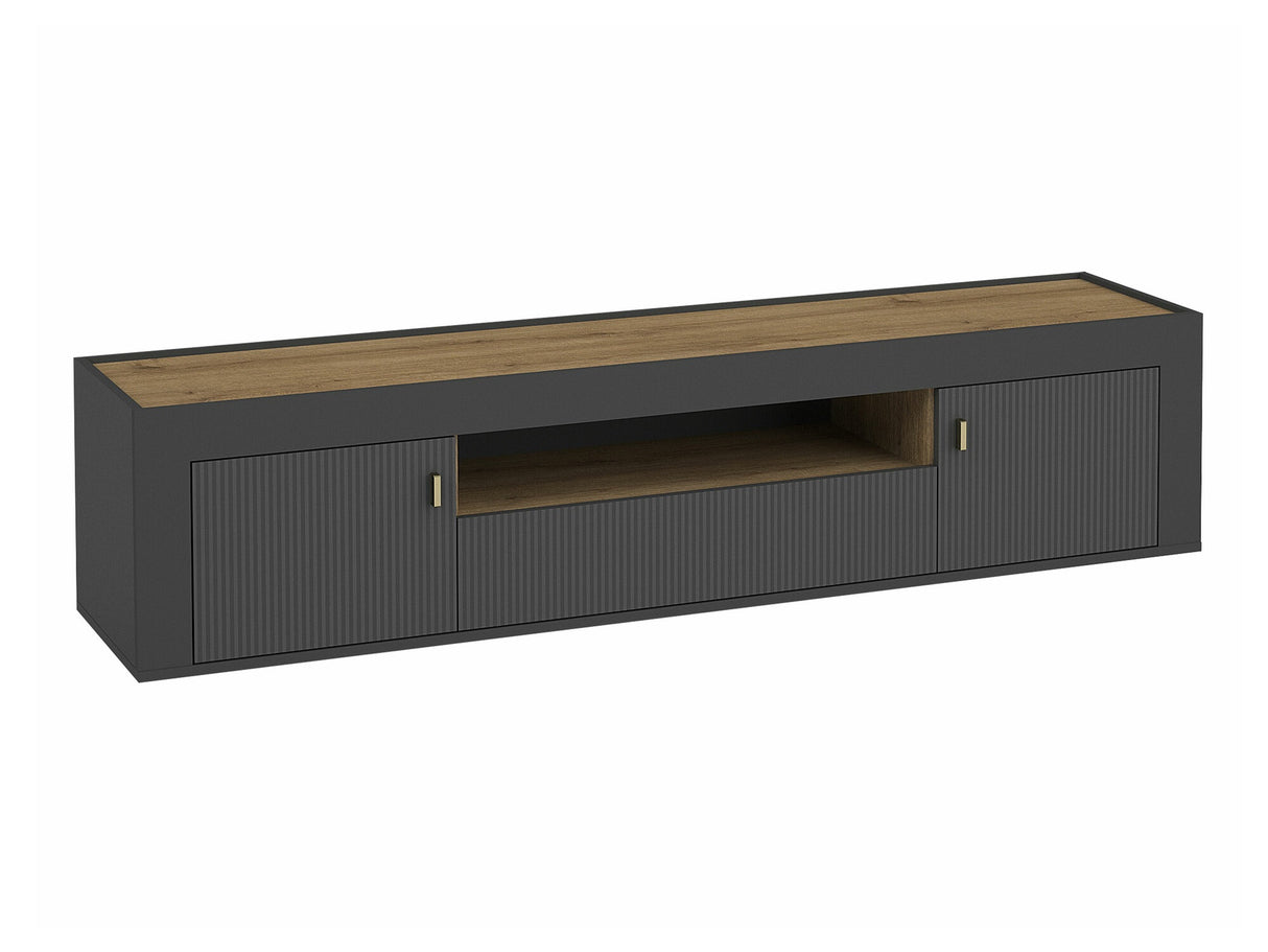 TV-állvány MOSSA MO8, Szín: Matt fekete