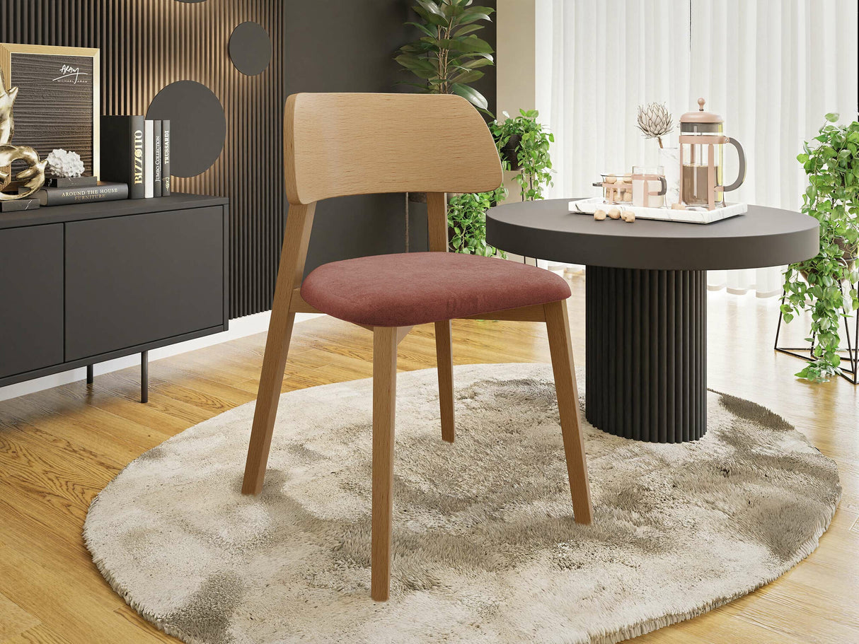 Szék Krzesło DARIO, Fa színe: Fényes fa, Kárpit színe: Magic Velvet 2258