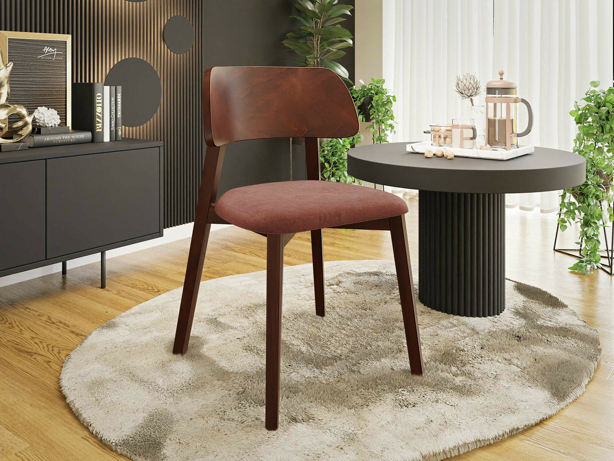Szék Krzesło DARIO, Fa színe: Dió, Kárpit színe: Magic Velvet 2258