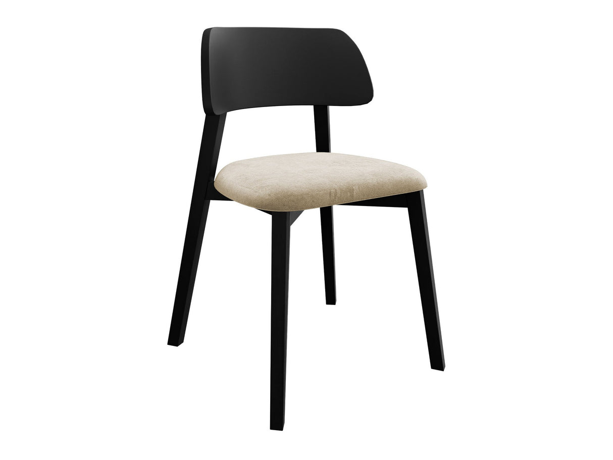 Szék Krzesło DARIO, Fa színe: Fekete, Kárpit színe: Magic Velvet 2250