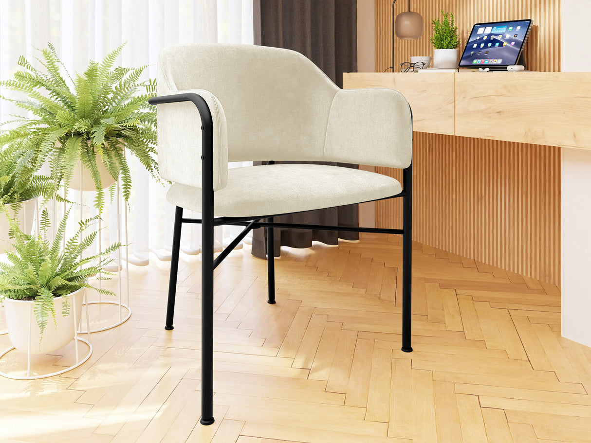 Szék Krzesło DELIVIO, Szín: Fekete + Magic Velvet 2250