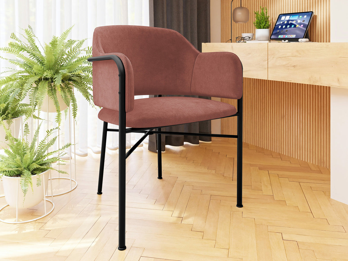 Szék Krzesło DELIVIO, Szín: Fekete + Magic Velvet 2258