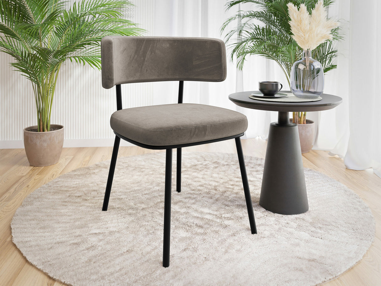 Szék Krzesło IGA, Szín: Fekete + Magic Velvet 2209