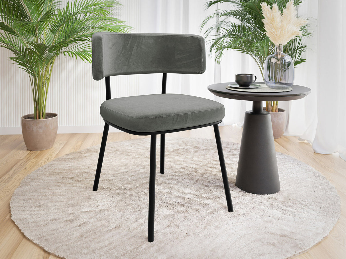 Szék Krzesło IGA, Szín: Fekete + Magic Velvet 2217