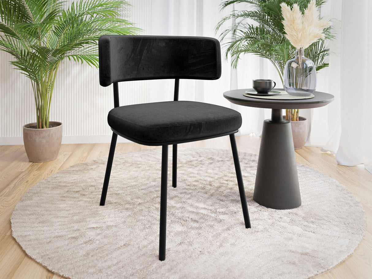 Szék Krzesło IGA, Szín: Fekete + Magic Velvet 2219