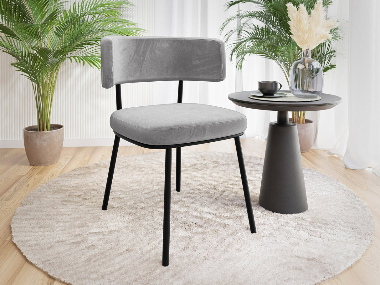 Szék Krzesło IGA, Szín: Fekete + Magic Velvet 2240