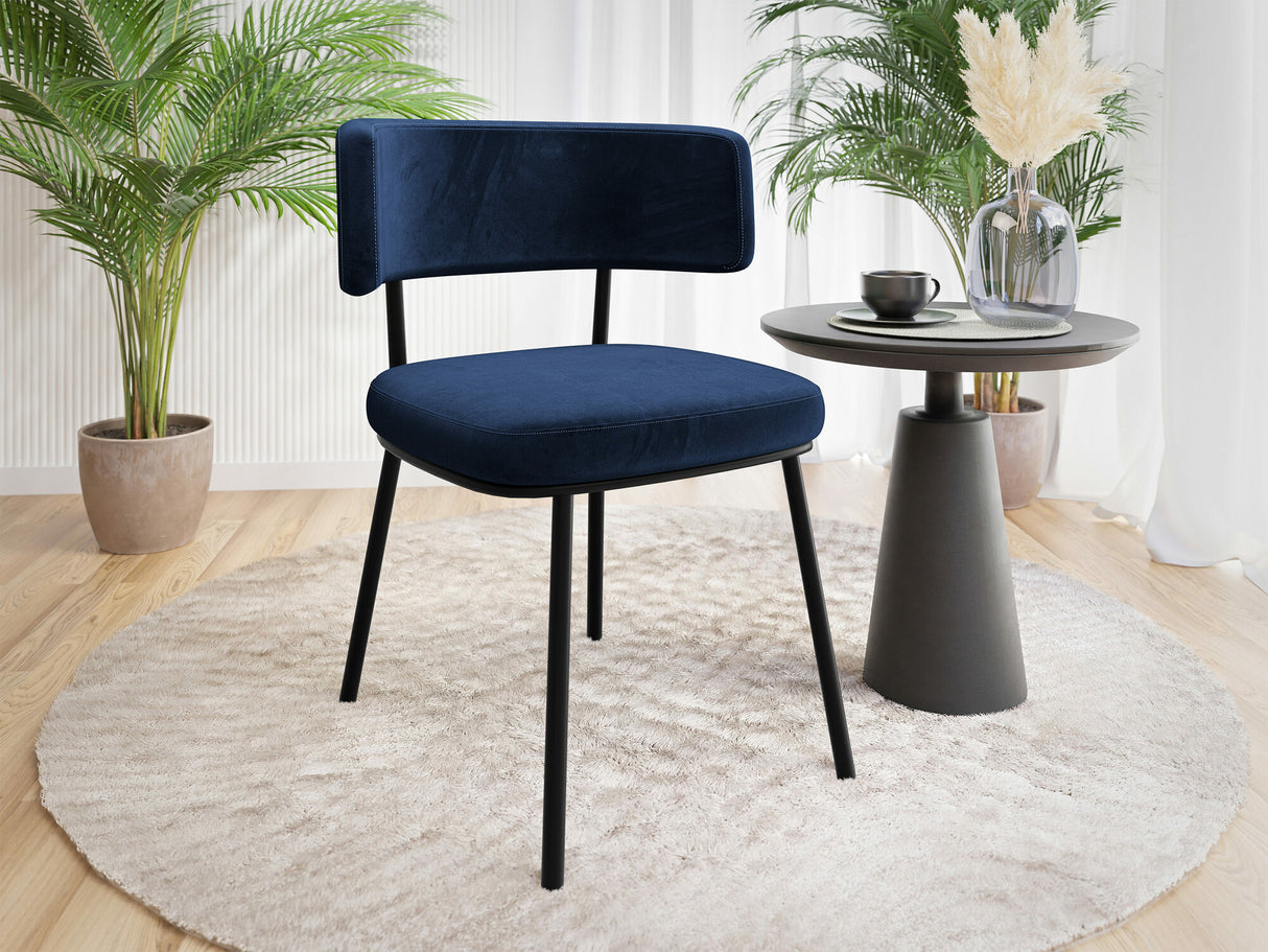 Szék Krzesło IGA, Szín: Fekete + Magic Velvet 2216