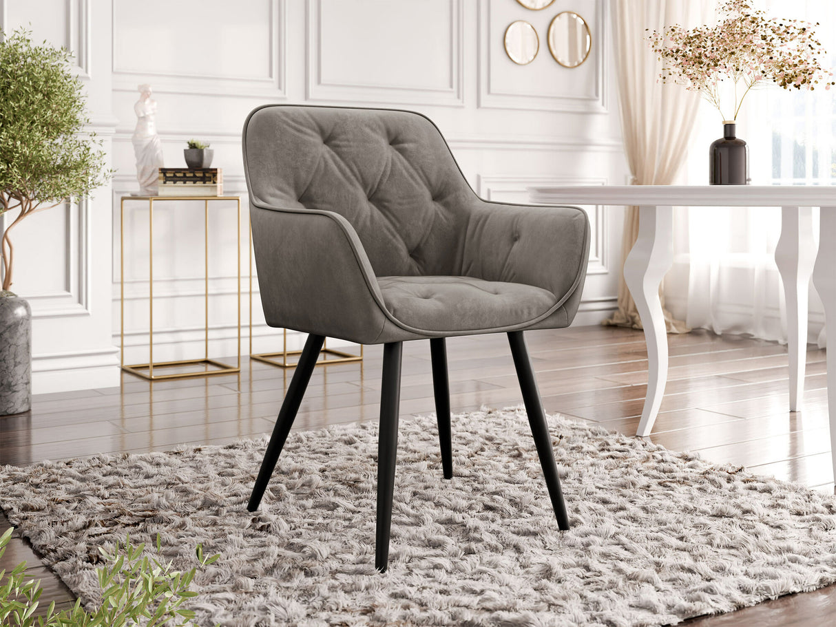 Szék Krzesło NEVADA, Szín: Fekete + Magic Velvet 2209