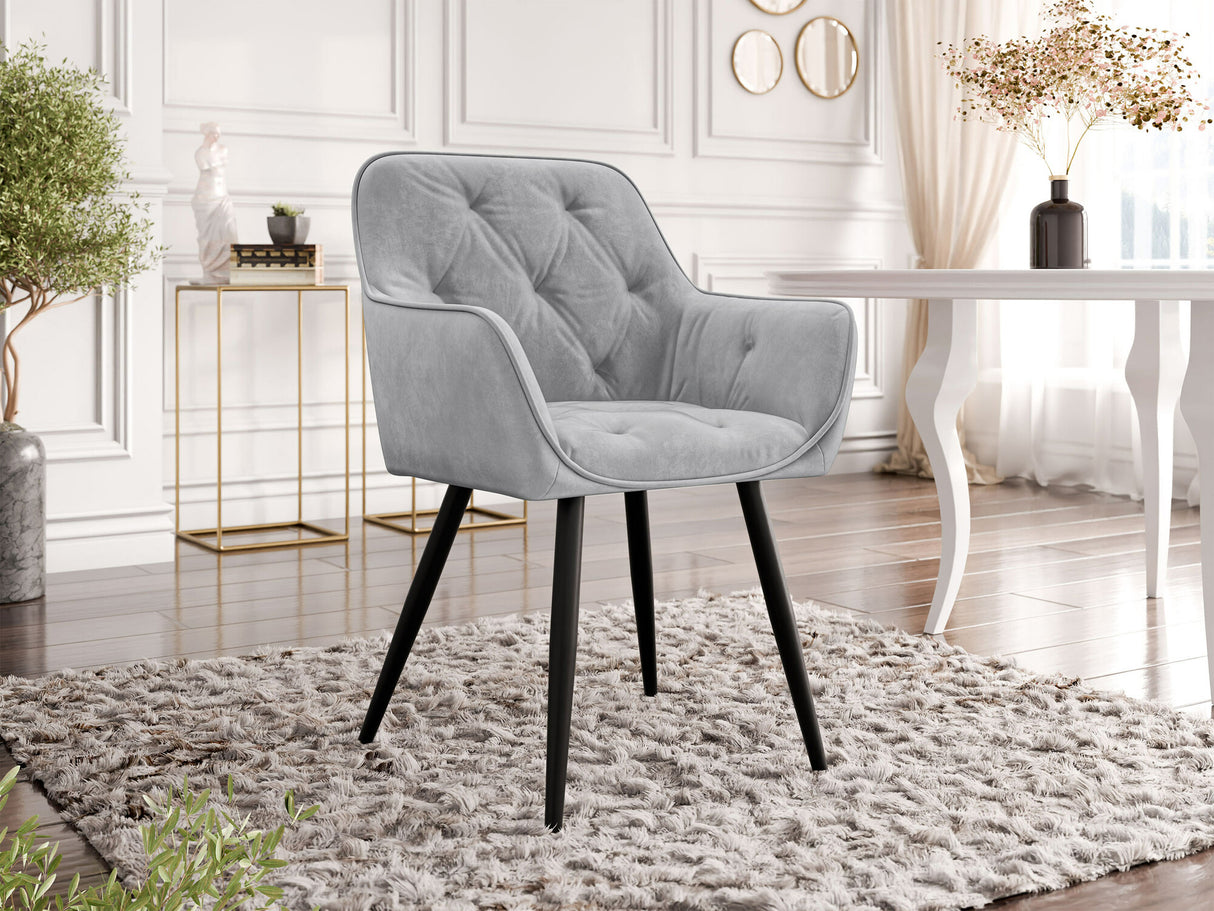 Szék Krzesło NEVADA, Szín: Fekete + Magic Velvet 2240