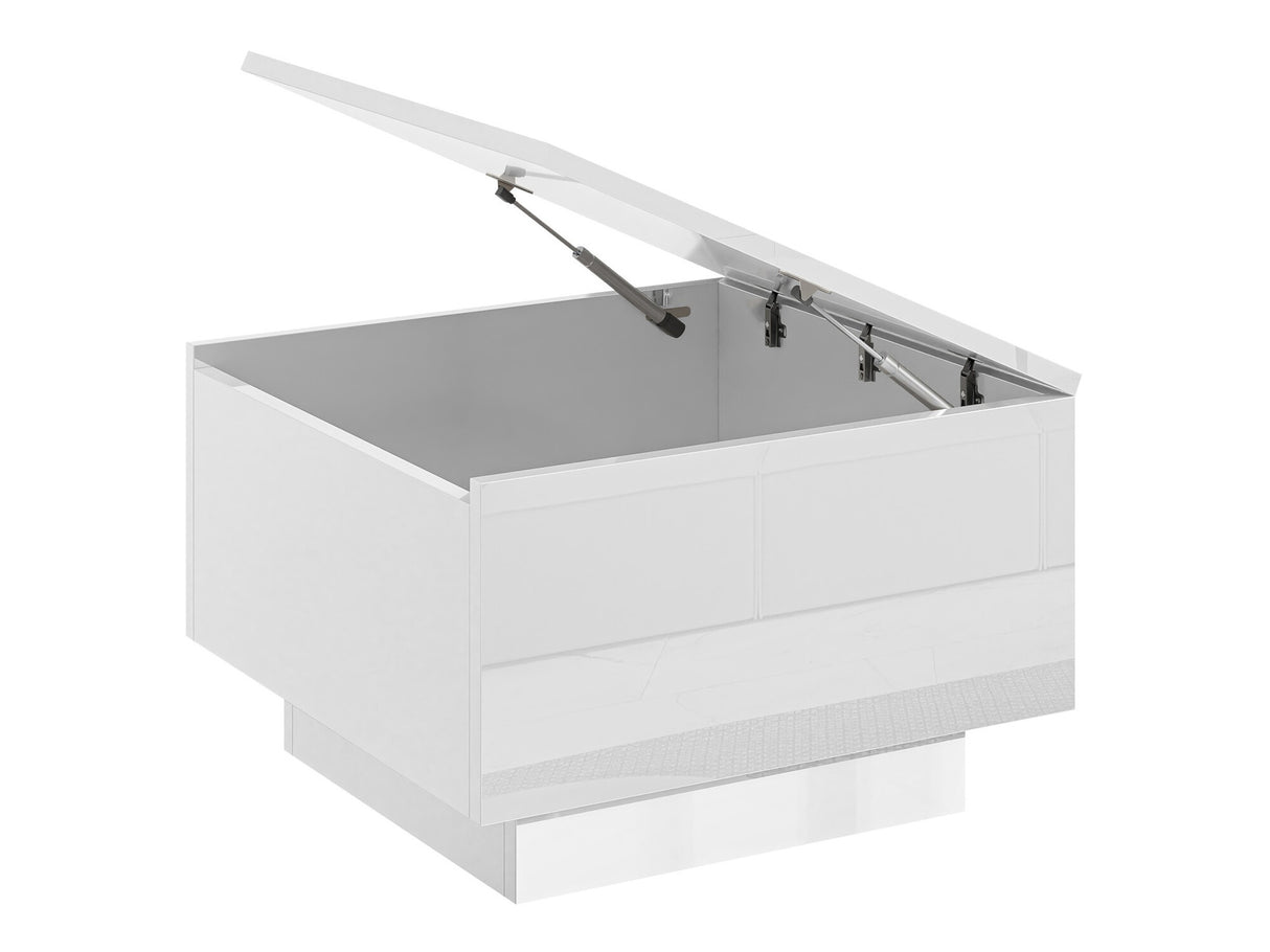 Dohányzóasztal Stolik kawowy MOON 60x60 Marmur Bianco (Fehér márvány)