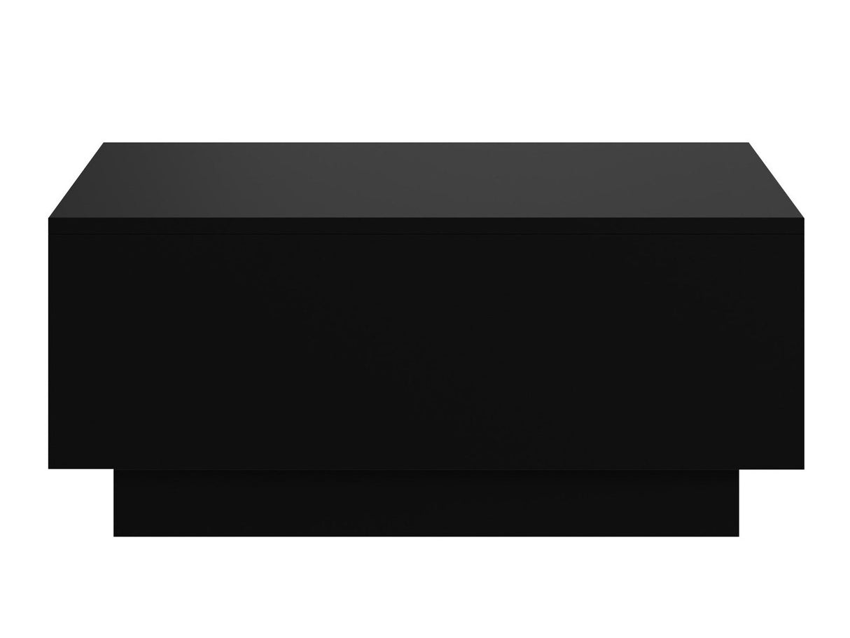 Dohányzóasztal Stolik kawowy MOON 90x60 Czarny (Fekete)