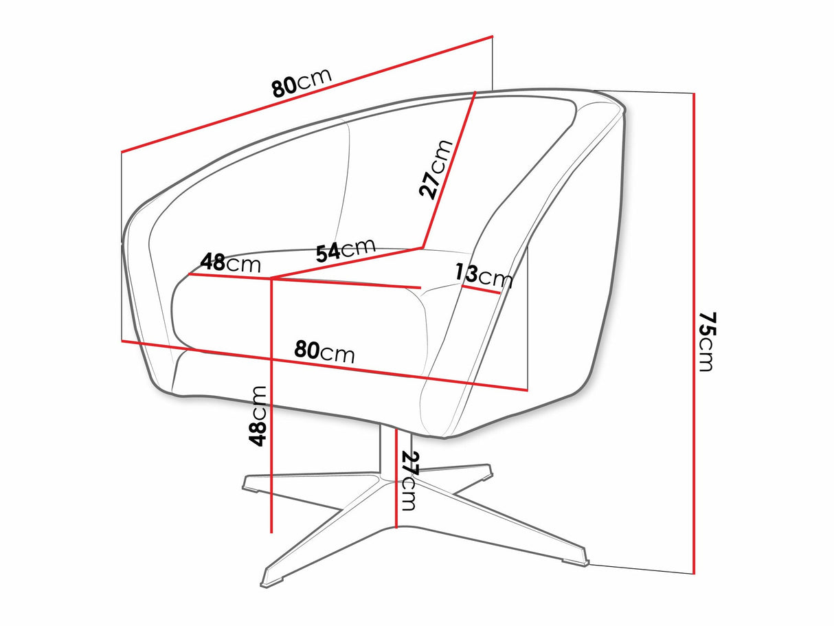 Fotel Fotel ROMA-BX Szín: Pretty 01