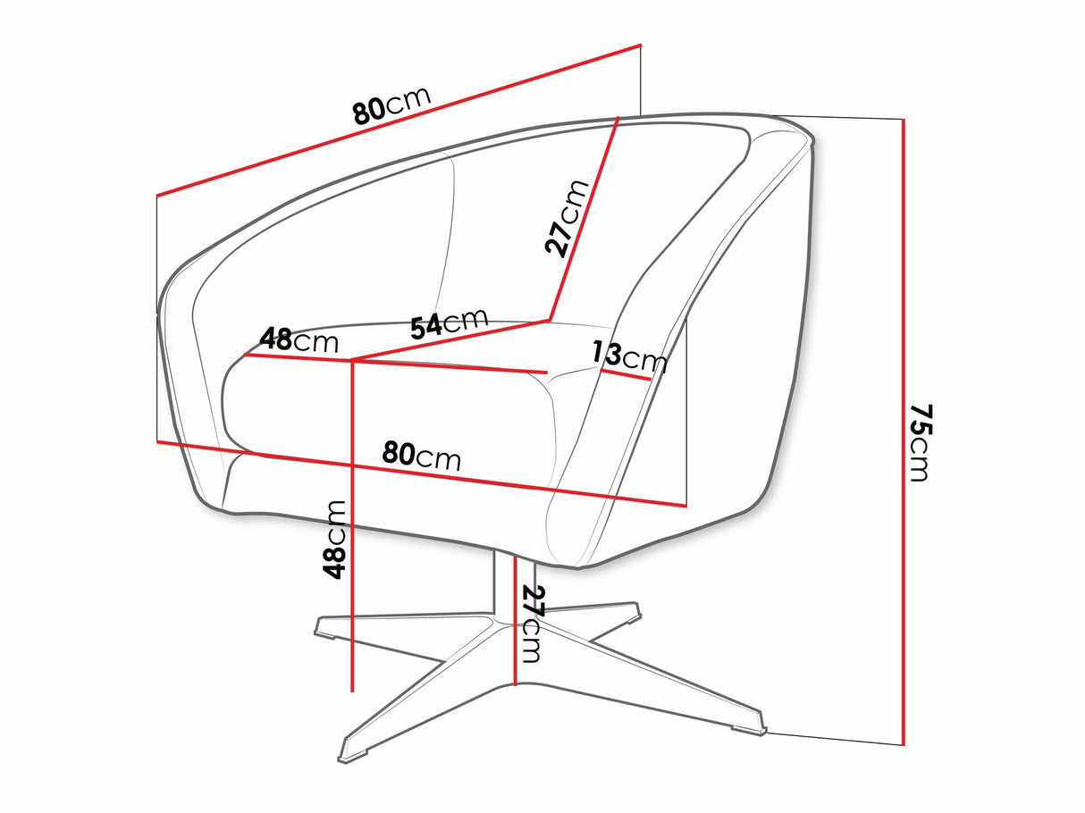 Fotel Fotel ROMA-BX Szín: Pretty 16