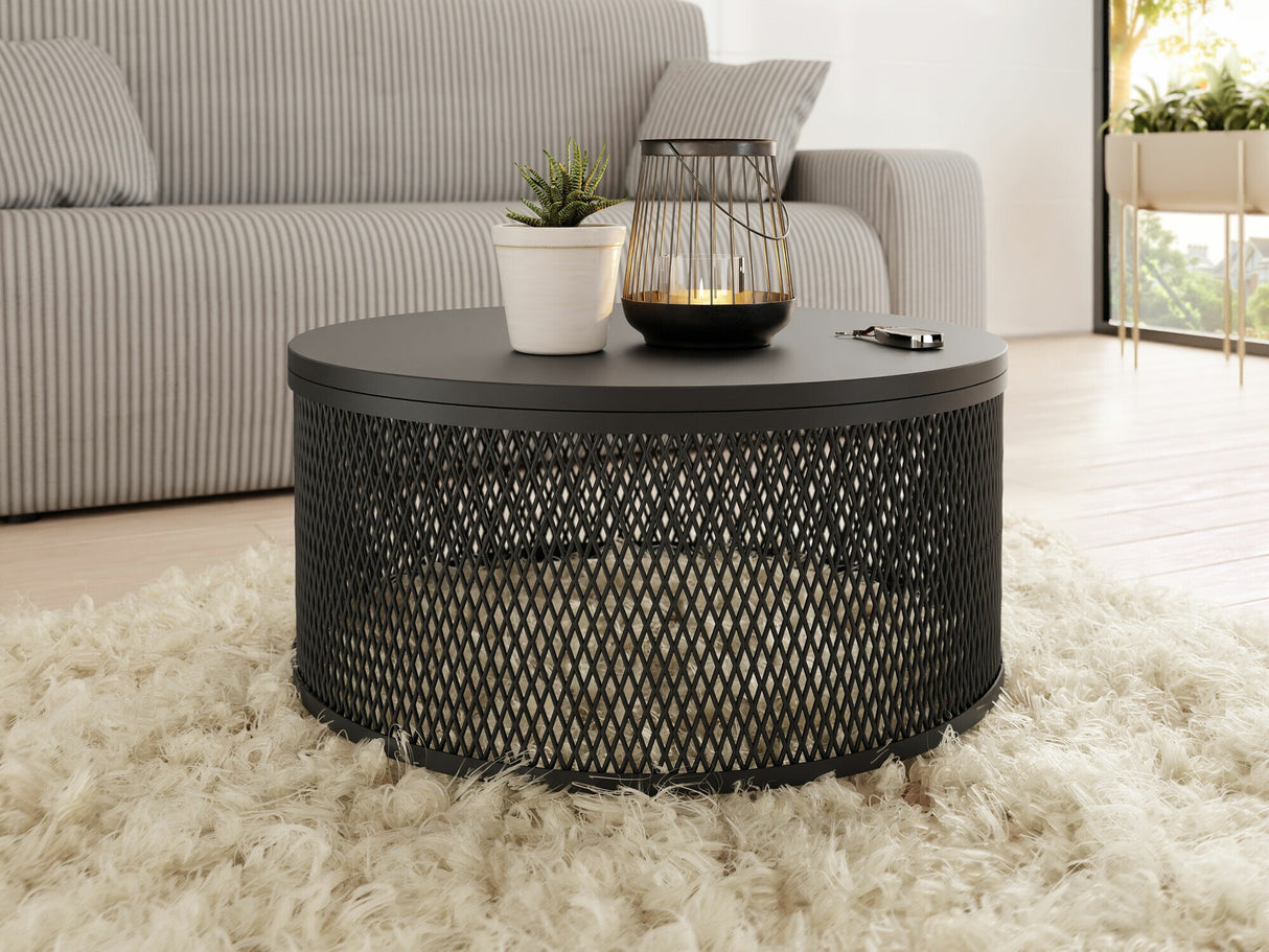 Dohányzóasztal Stolik kawowy KORLEW (Fekete)