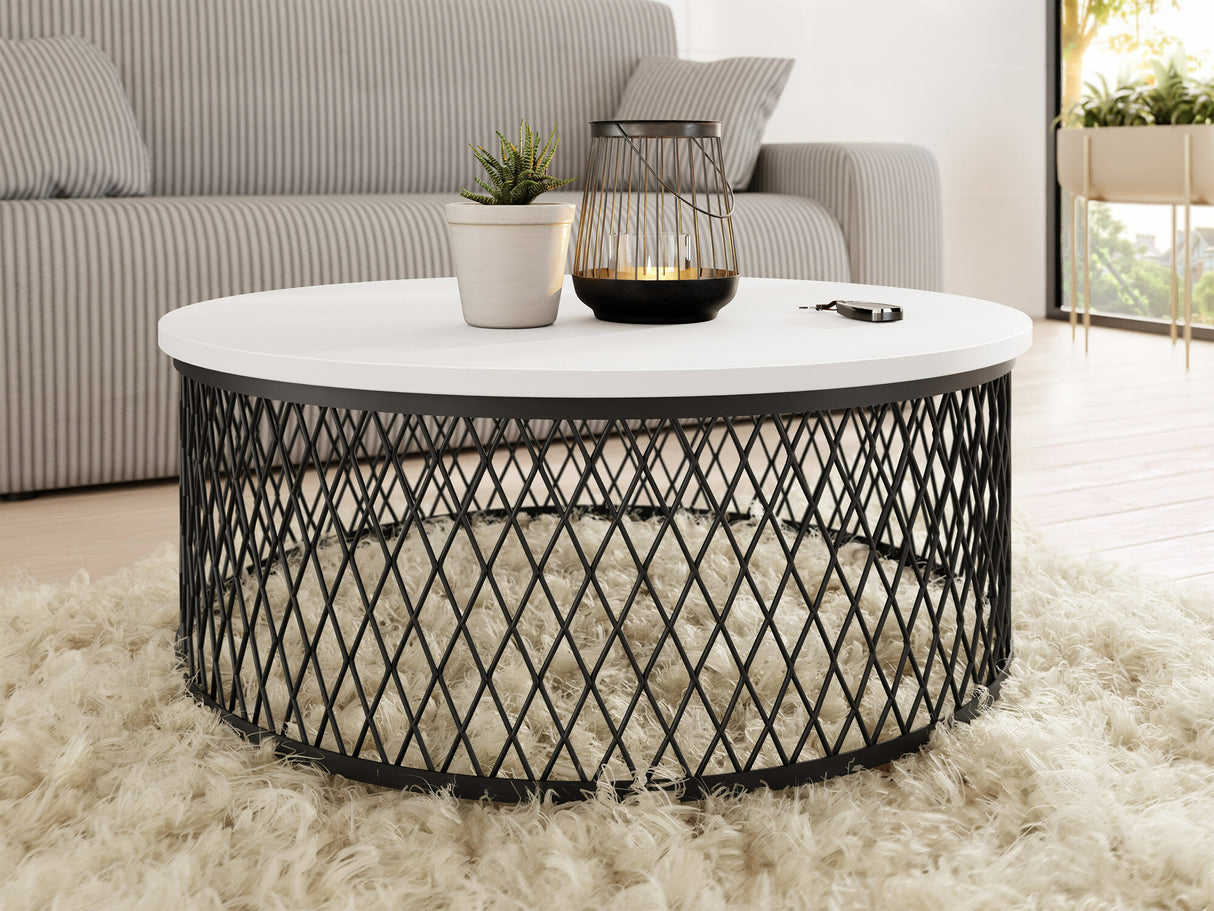 Dohányzóasztal Stolik kawowy MEOLTE (Fehér)