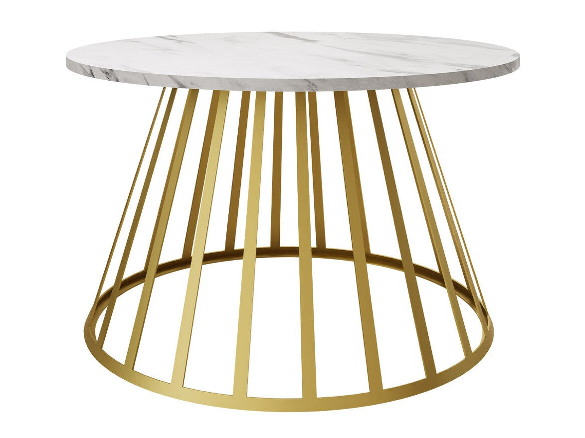 Dohányzóasztal Stolik kawowy MOKOD (Fehér márvány)