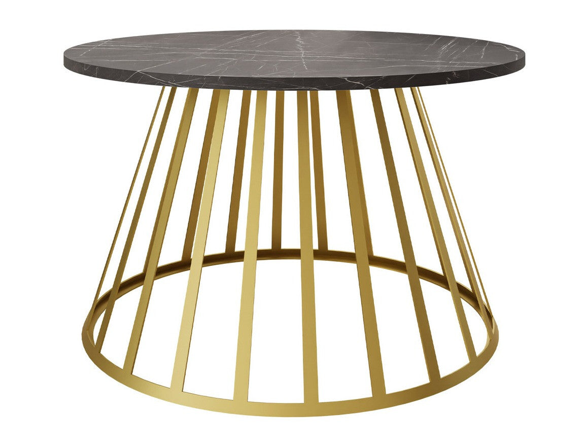 Dohányzóasztal Stolik kawowy MOKOD (Fekete márvány)