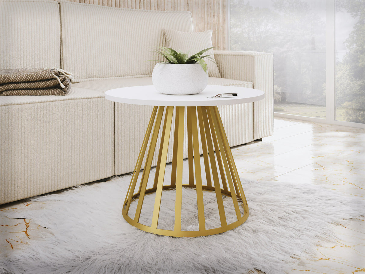 Dohányzóasztal Stolik kawowy MOKOD MINI (Fehér)