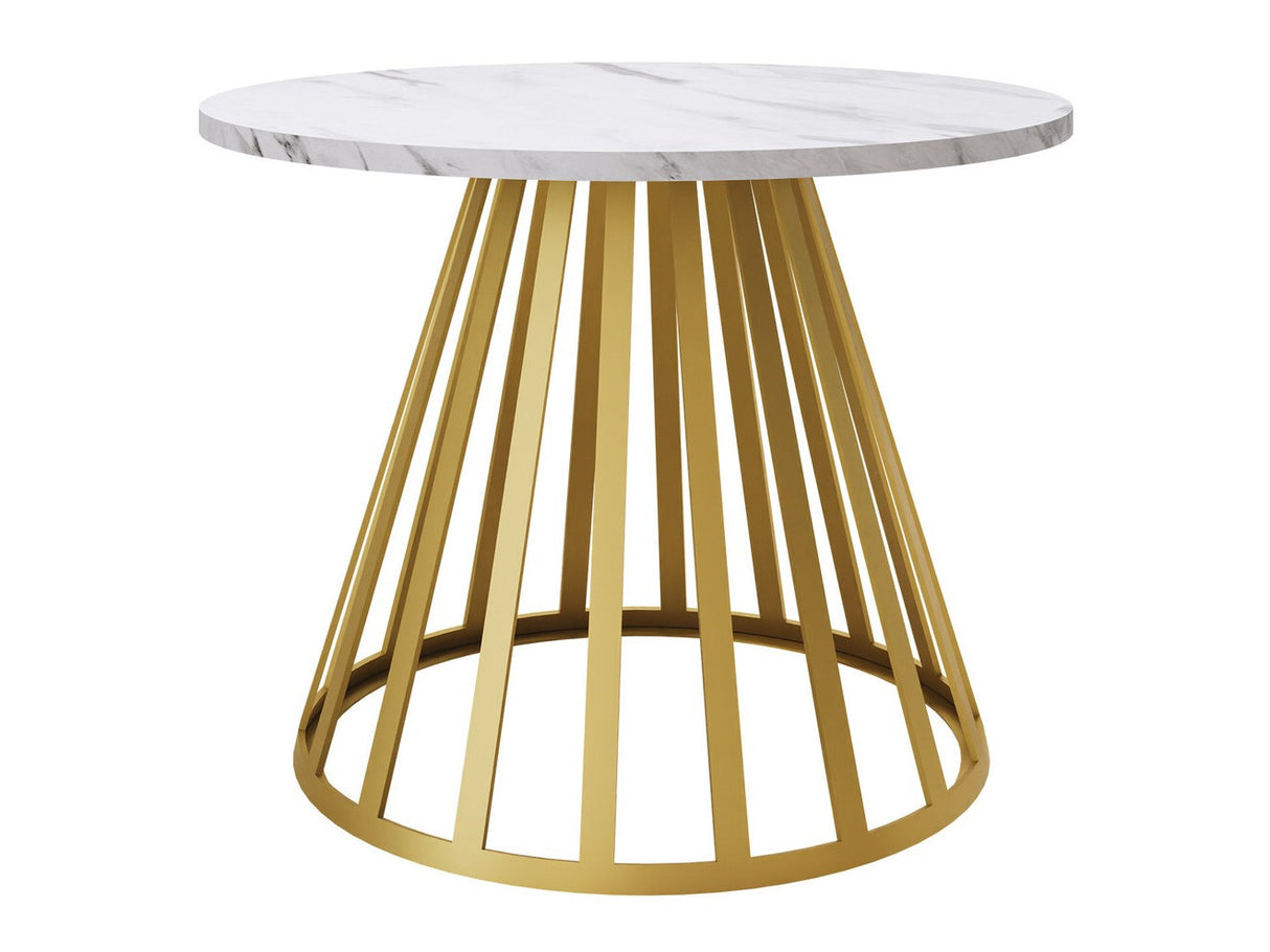 Dohányzóasztal Stolik kawowy MOKOD MINI (Fehér márvány)