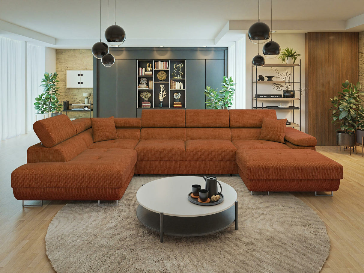 Sarokkanapé Narożnik TOREZIO BIS, Szín: Flow 09, Változatok: Balos