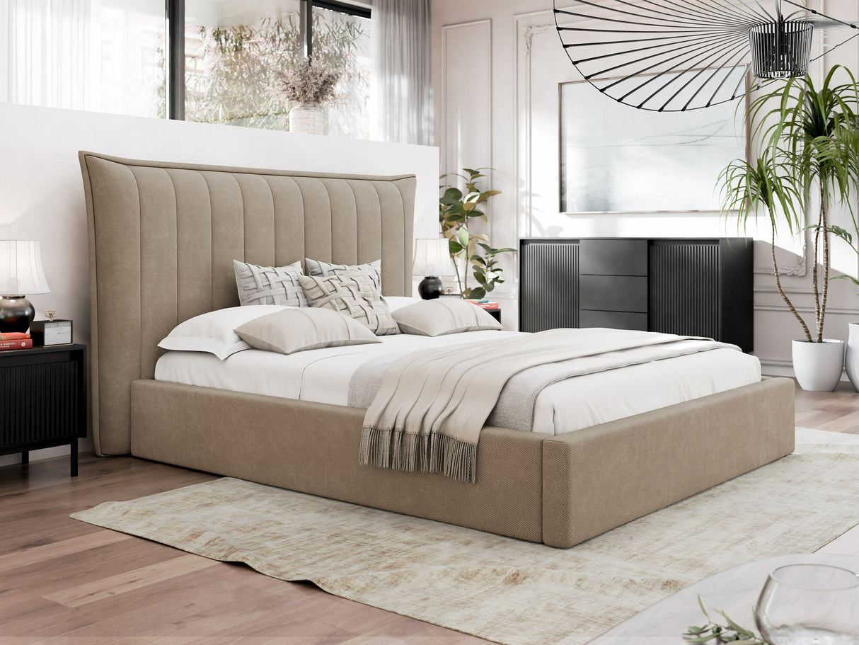 Ágy Łóżko tapicerowane LILKUS, Szín: Paros 2, Alvó felület mérete: 160 x 200 cm