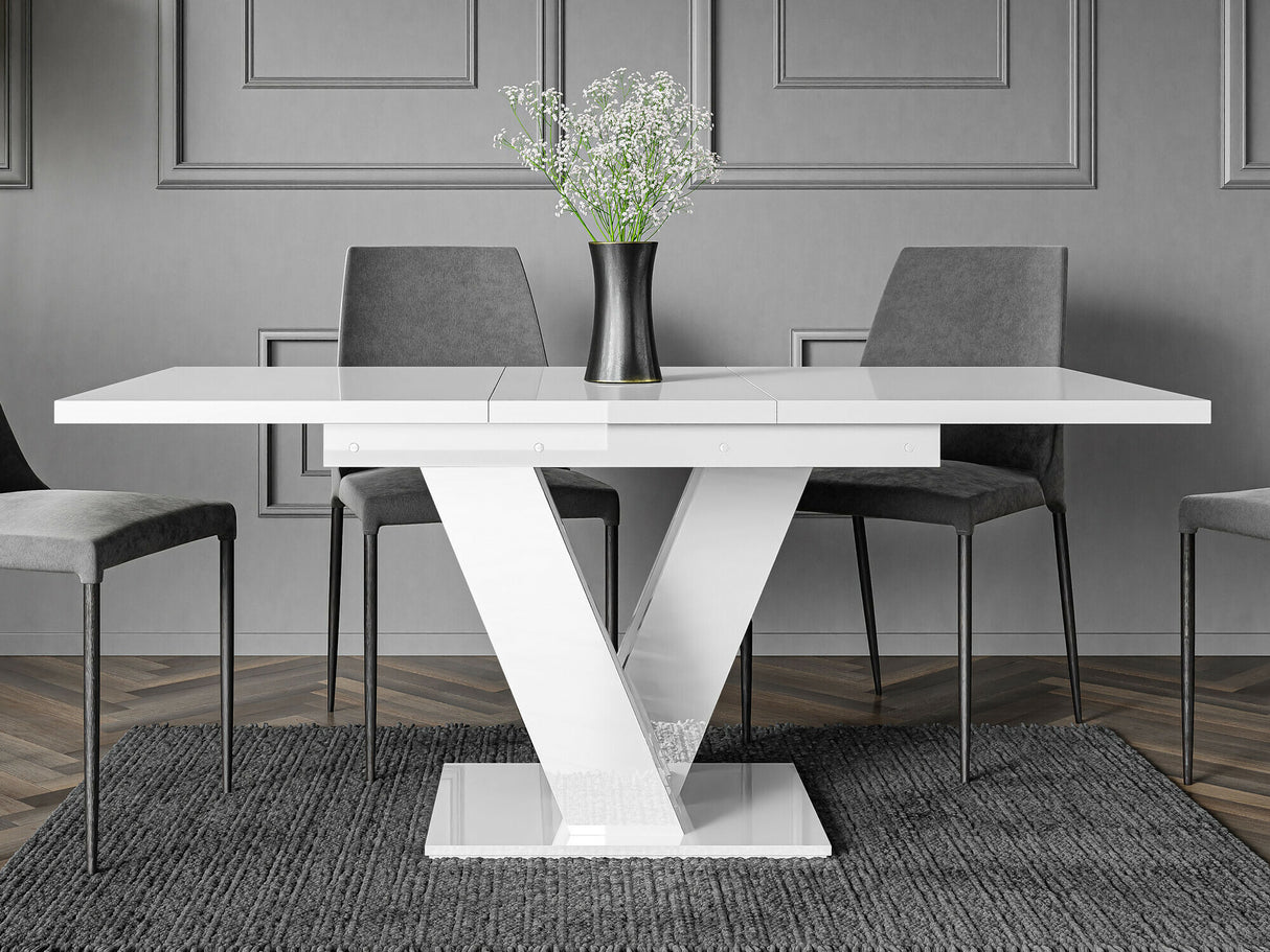 Asztal MASIV (Herkulan), Szín: Fényes fehér