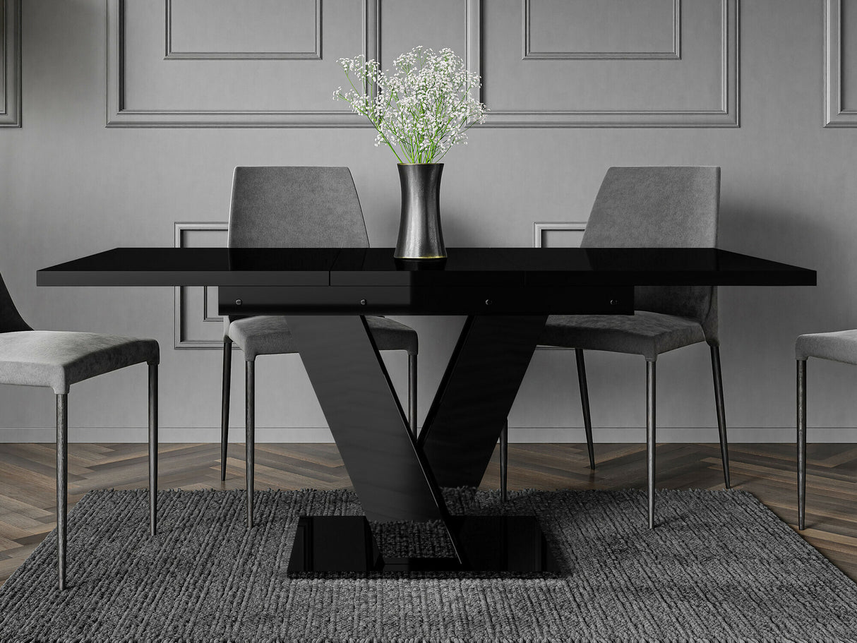 Asztal MASIV (Herkulan), Szín: Fényes fekete
