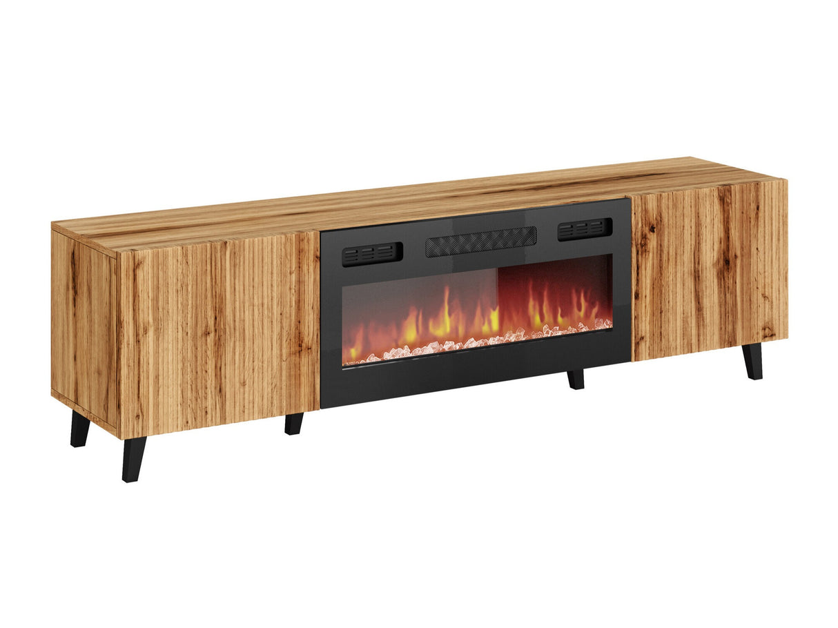 TV-állvány VAMOS 180 EF (Tilderi 180 kandalló), Szín: Wotan tölgy