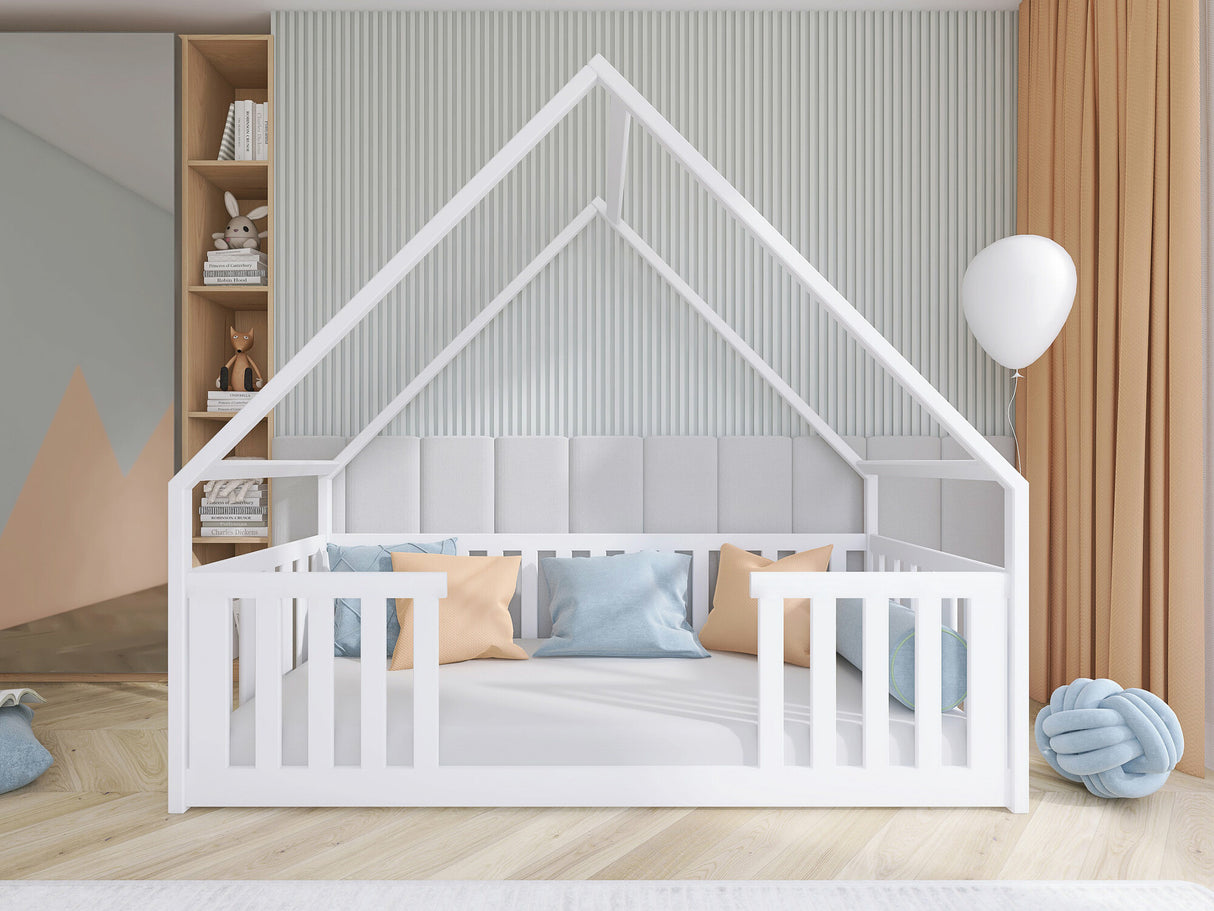 Ágy Łóżko BEE, Szín: Fehér, Alvó felület mérete: 80 x 200 cm