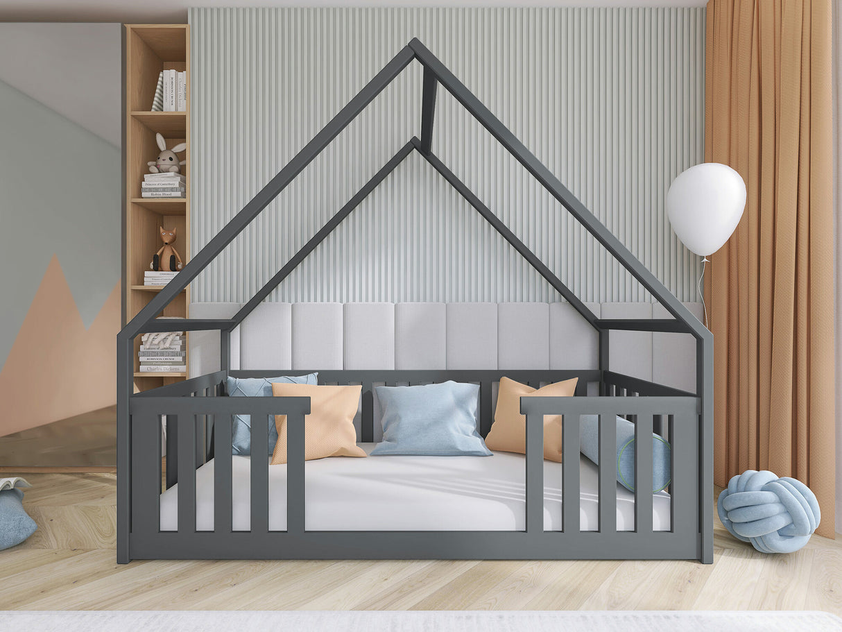 Ágy Łóżko BEE, Szín: Szürke, Alvó felület mérete: 80 x 200 cm