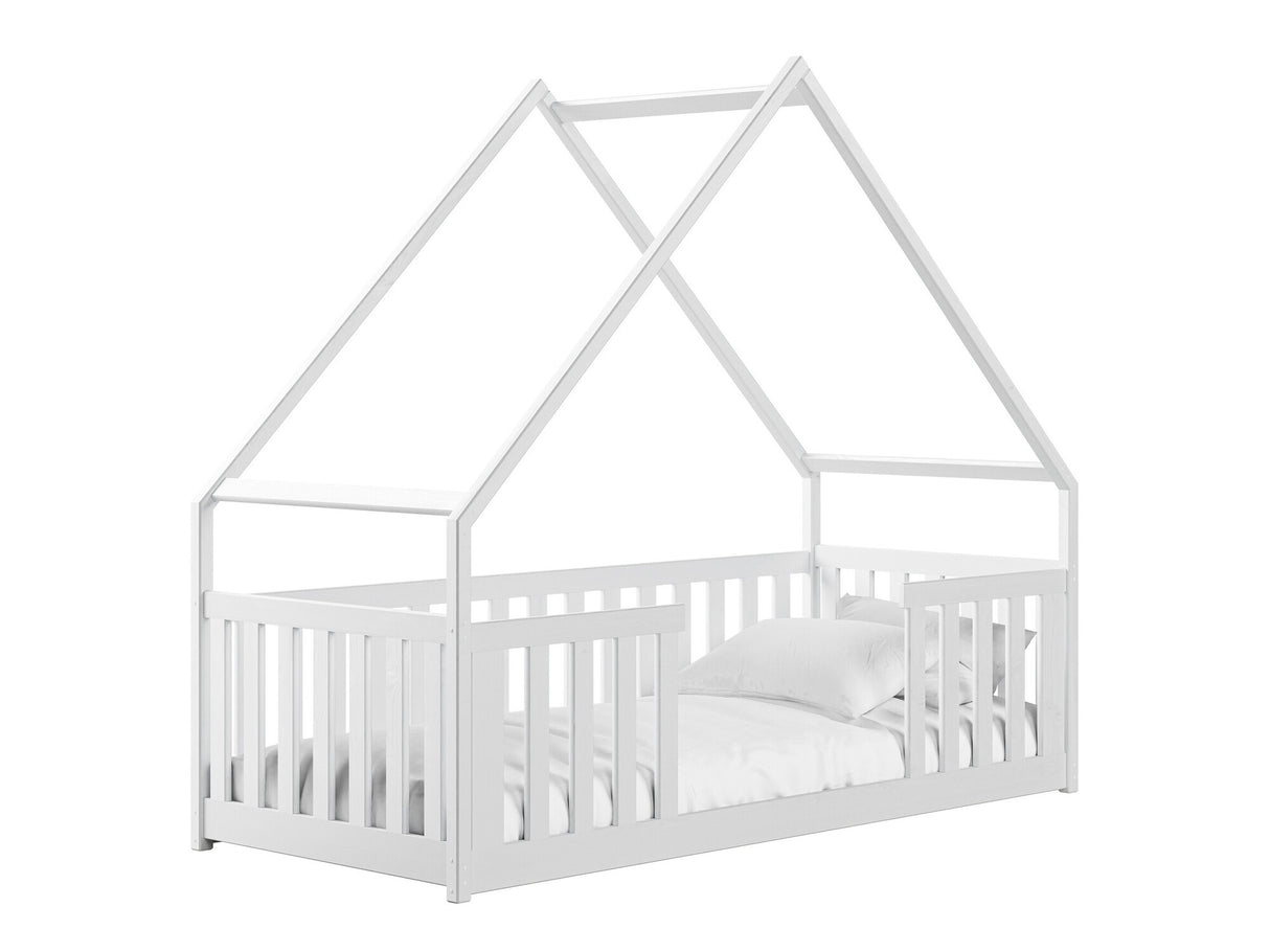 Ágy Łóżko BEE, Szín: Fehér, Alvó felület mérete: 80 x 180 cm