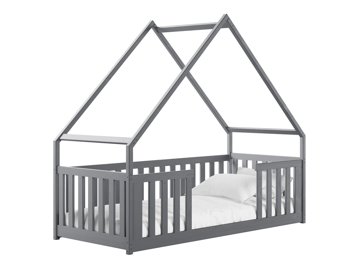 Ágy Łóżko BEE, Szín: Szürke, Alvó felület mérete: 80 x 200 cm