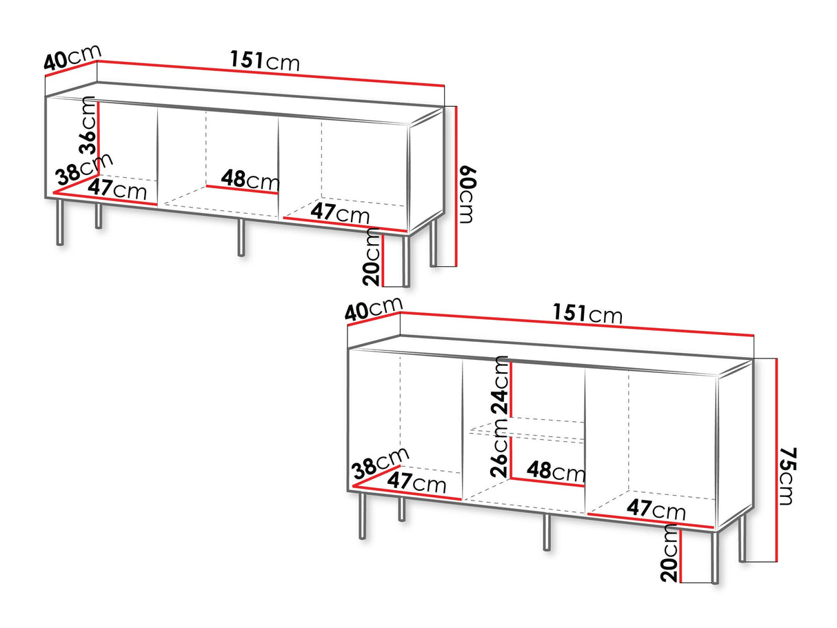 Nappali szett Meble ISLA I, Szín: Fekete