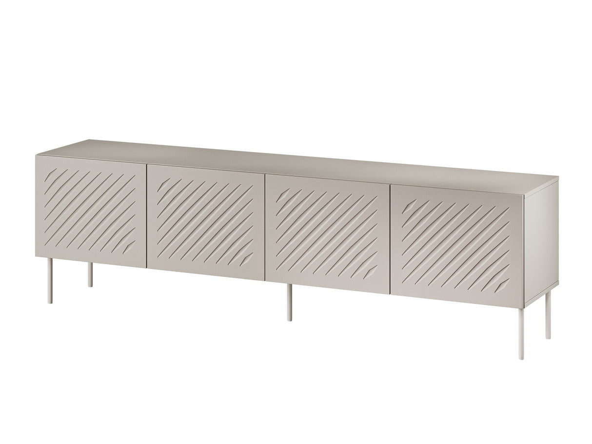 TV-állvány Szafka RTV SIENA 200 4D, Szín: Beige