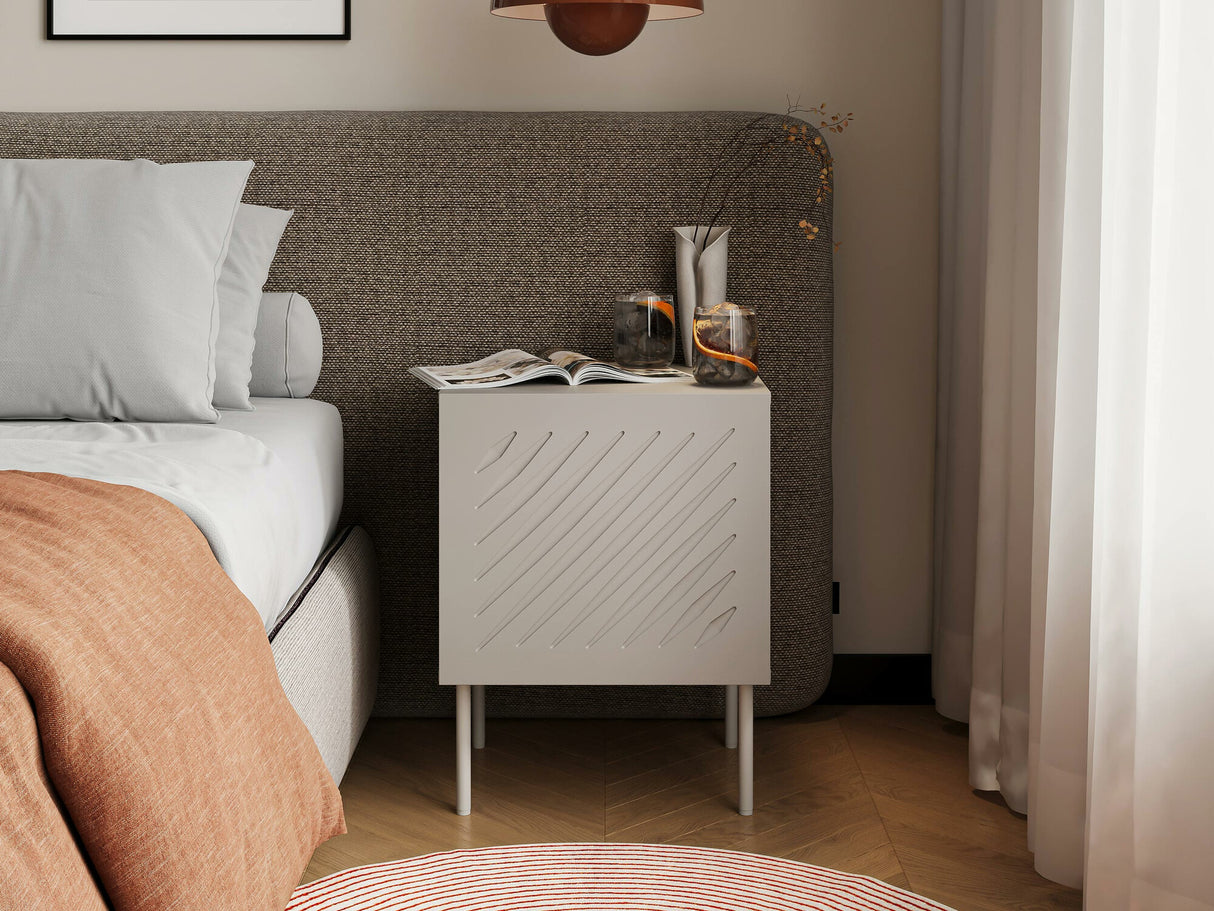 Éjjeliszekrény szett Szafki nemcne SIENA 2 szt., Szín: Beige