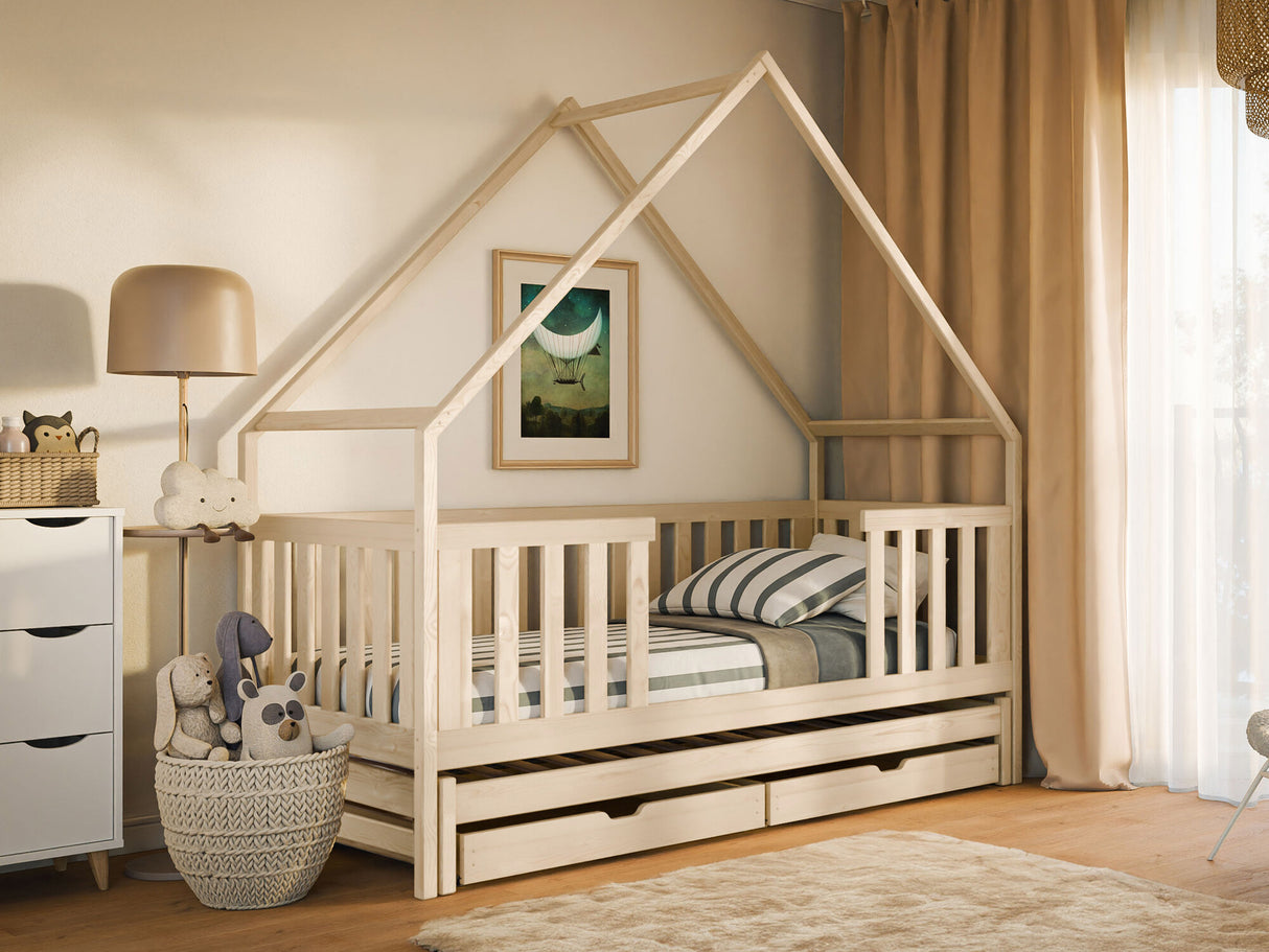 Ágy Łóżko MAGIC, Szín: Fenyő, Alvó felület mérete: 80 x 200 cm