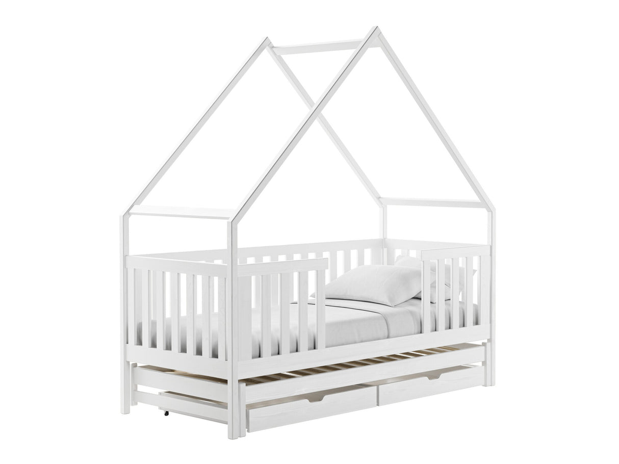 Ágy Łóżko MAGIC, Szín: Fehér, Alvó felület mérete: 80 x 180 cm