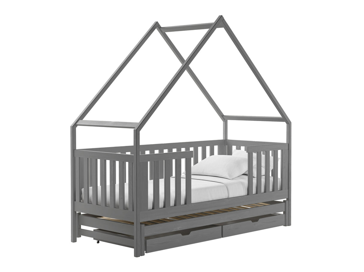 Ágy Łóżko MAGIC, Szín: Szürke, Alvó felület mérete: 80 x 200 cm