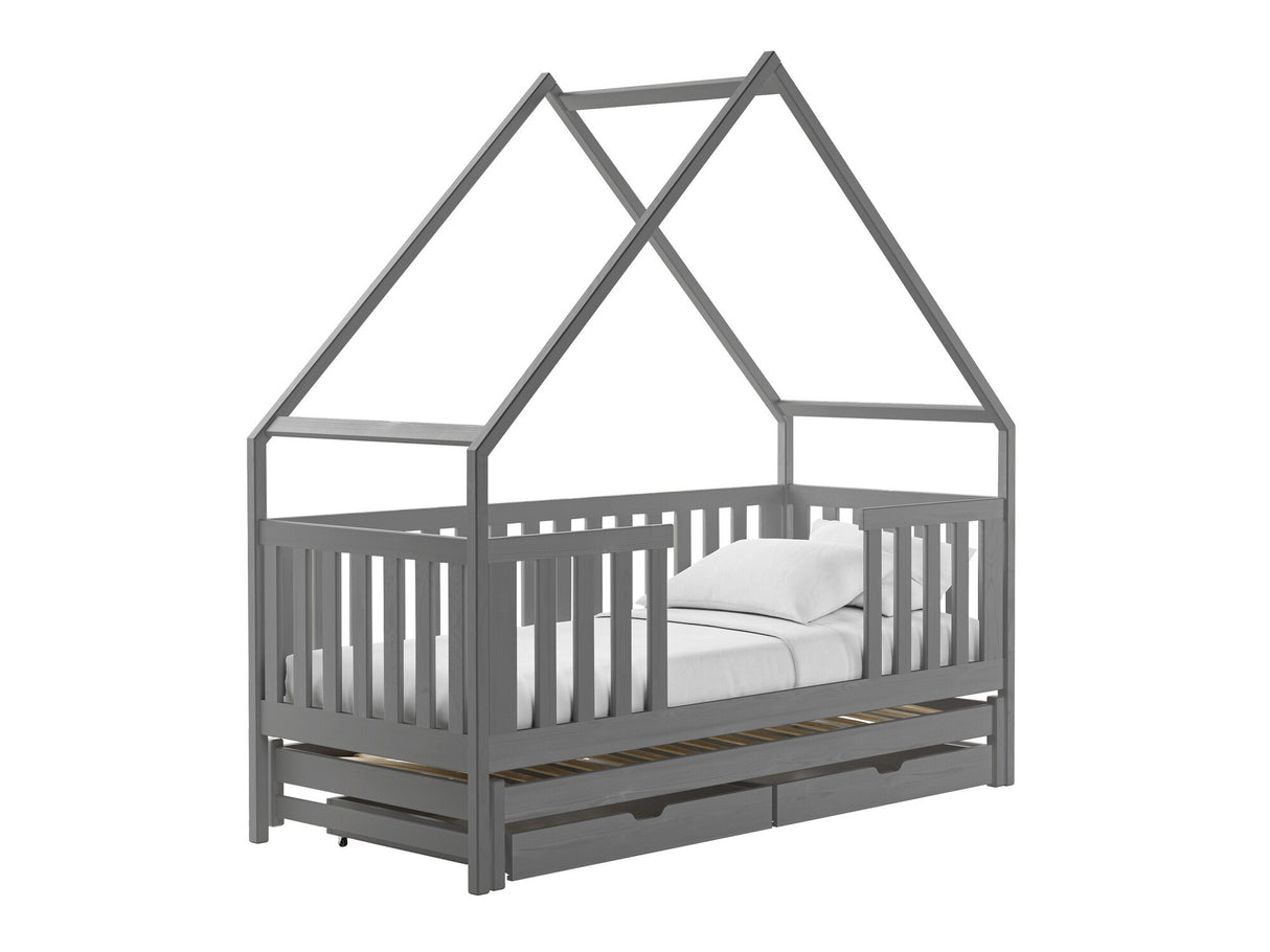 Ágy Łóżko MAGIC, Szín: Szürke, Alvó felület mérete: 90 x 200 cm