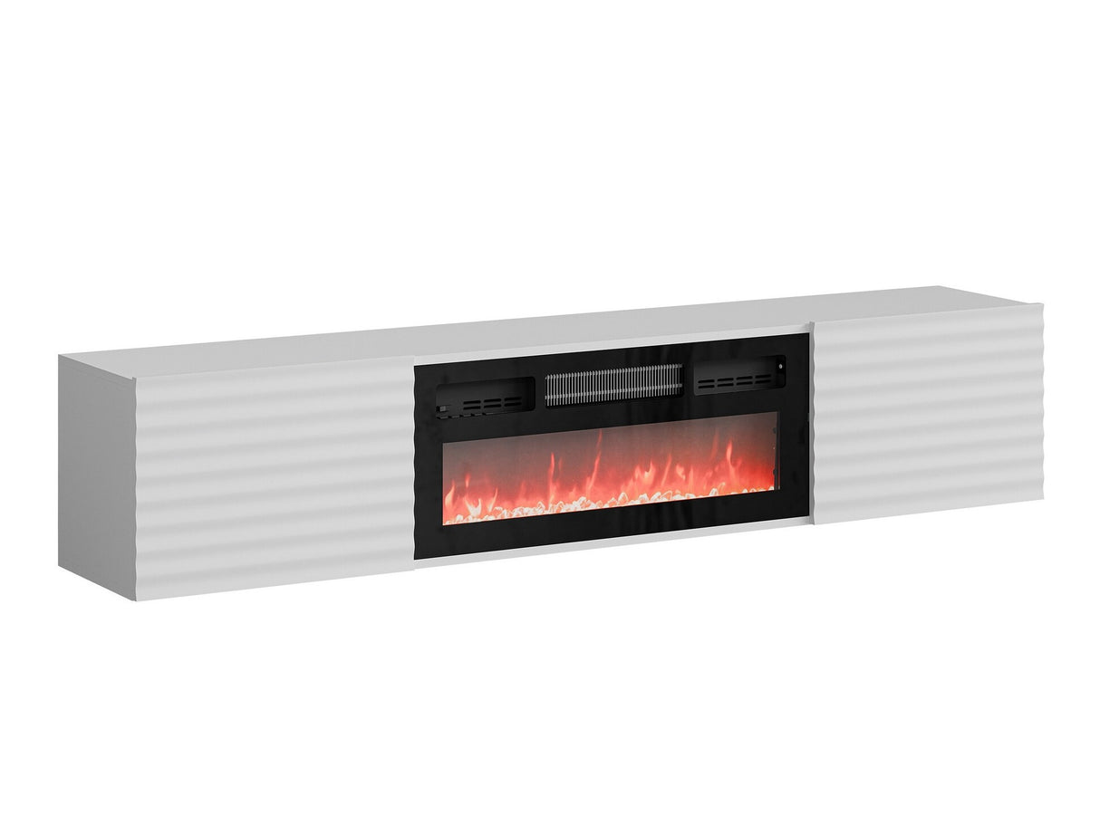 TV-állvány Szafka RTV TULA + KOMINEK, Szín: Fehér