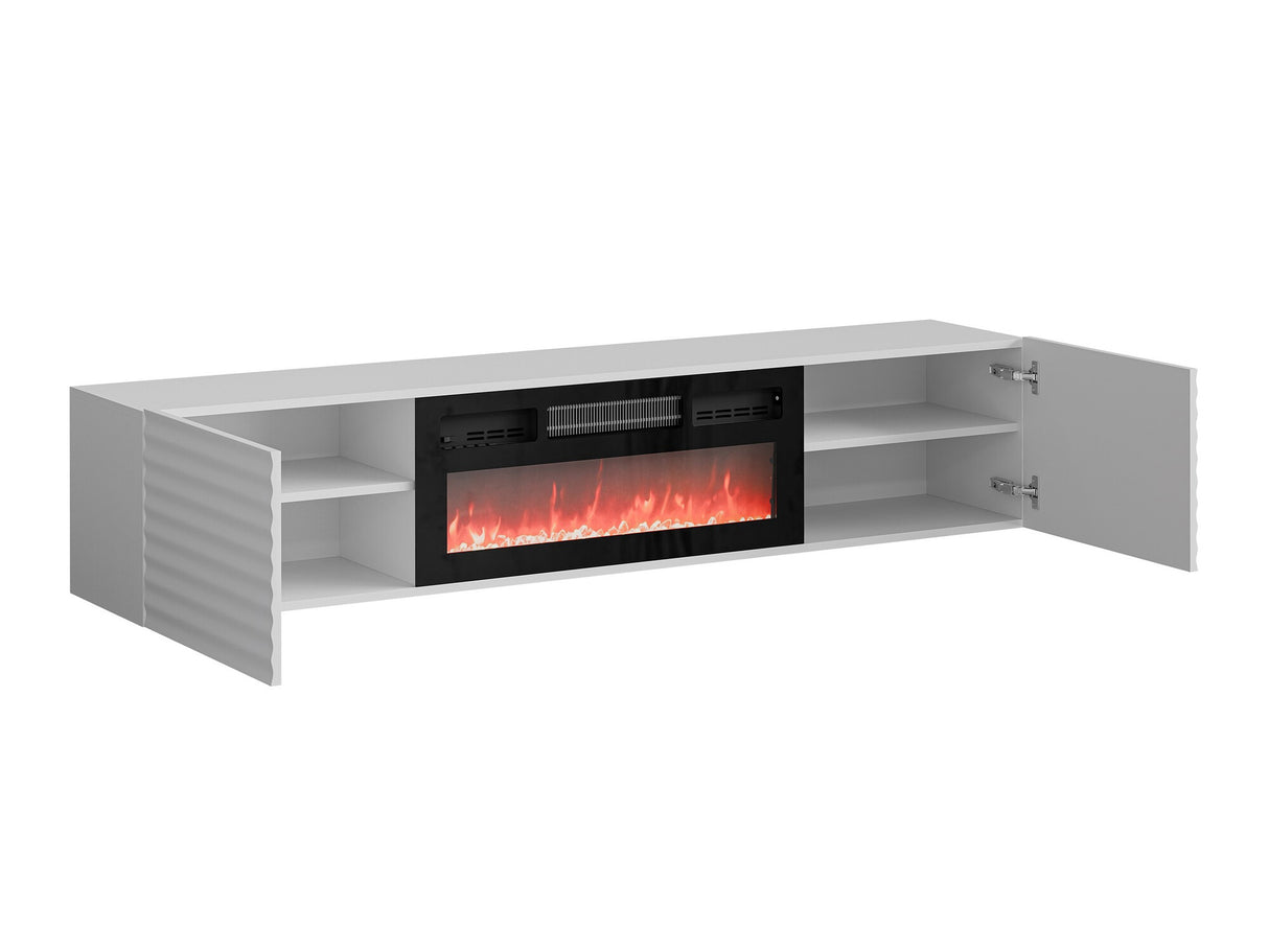 TV-állvány Szafka RTV TULA + KOMINEK, Szín: Fekete