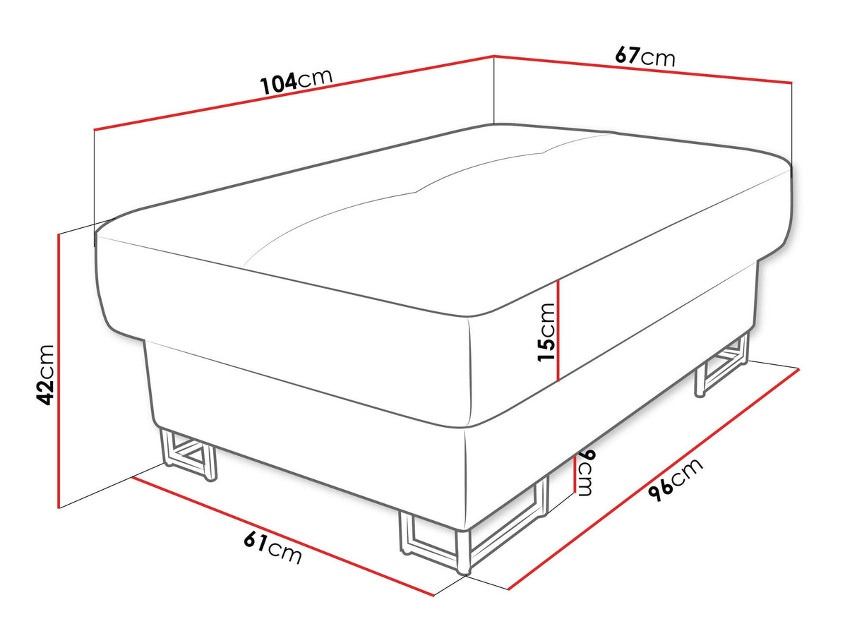 Puha pad COTERE (Alvin), Szín: Manila 35
