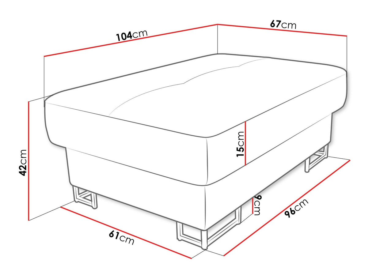 Puha pad COTERE (Alvin), Szín: Manila 18