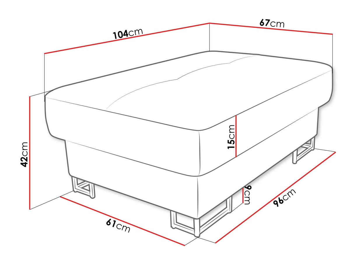 Puha pad COTERE (Alvin), Szín: Manila 26