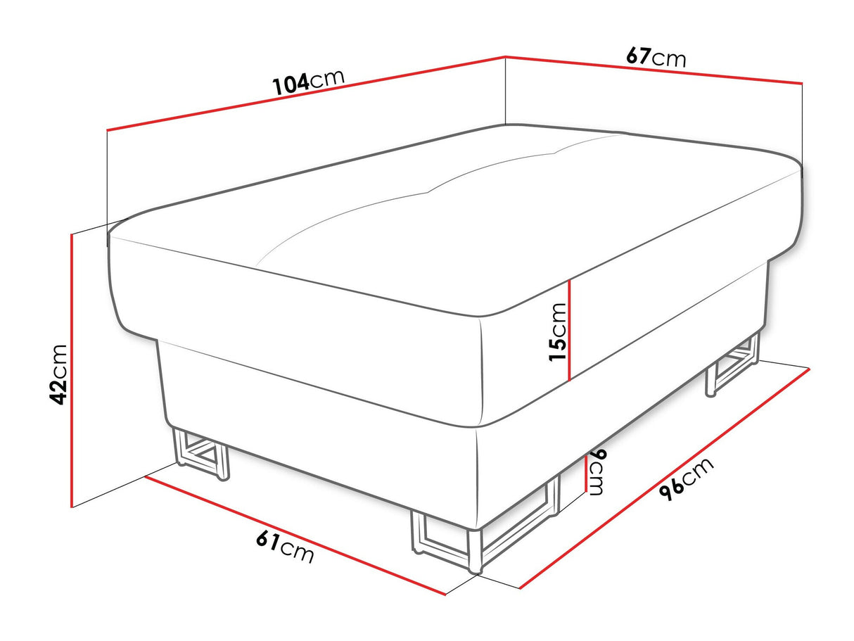 Puha pad COTERE (Alvin), Szín: Soft 017 + Lux 05