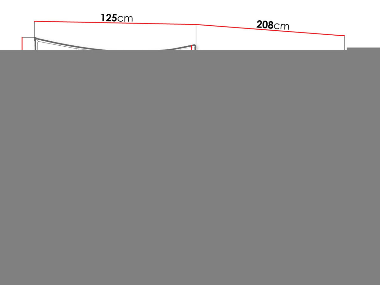 Kontinentális ágy BERGAMO (Wacio), Szín: Fresh 37, Alvó felület mérete: 120 x 200 cm