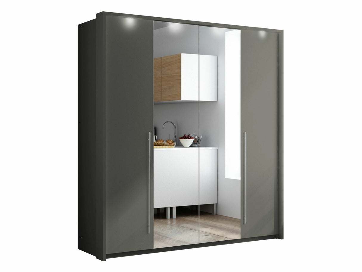 Gardróbszekrény Szafa BREMA 210, Szín: Lava