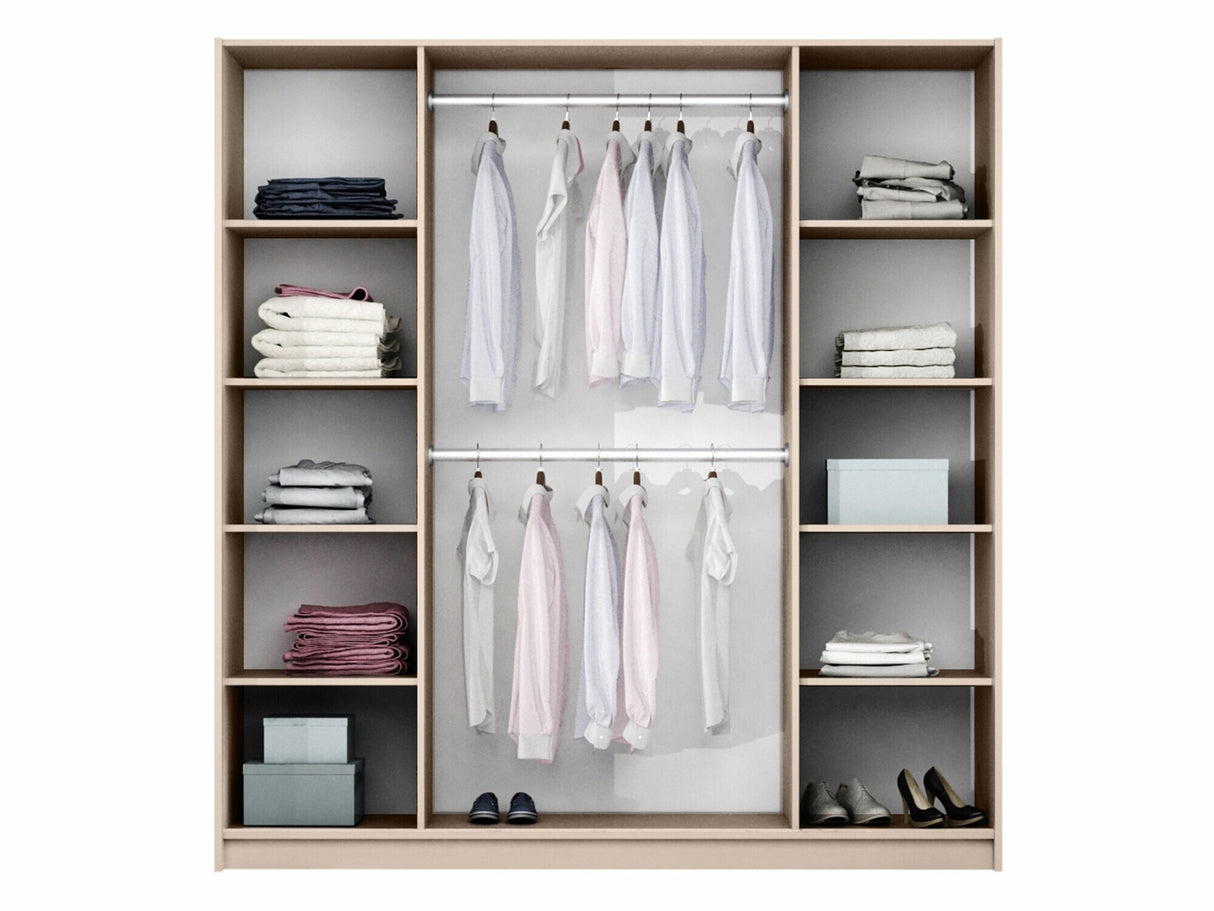 Gardróbszekrény Szafa BREMA 210, Szín: Lava